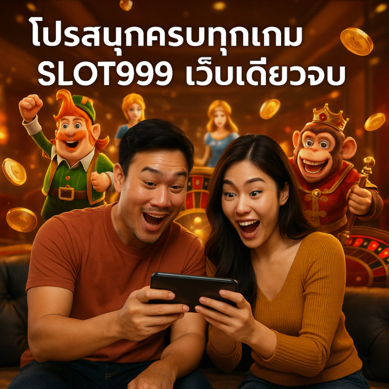 โปรสนุกครบทุกเกม SLOT999 เว็บเดียวจบ