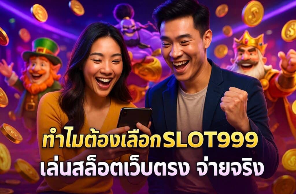 ทำไมต้องเลือก SLOT999 เล่นสล็อตเว็บตรง จ่ายจริง