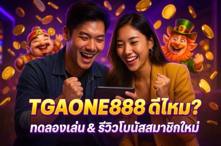 TGAONE888 ดีไหม ทดลองเล่น และ รีวิวโบนัสสมาชิกใหม่
